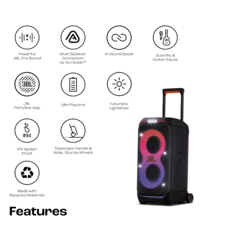 JBL PartyBox Stage 320 Portable rent in 